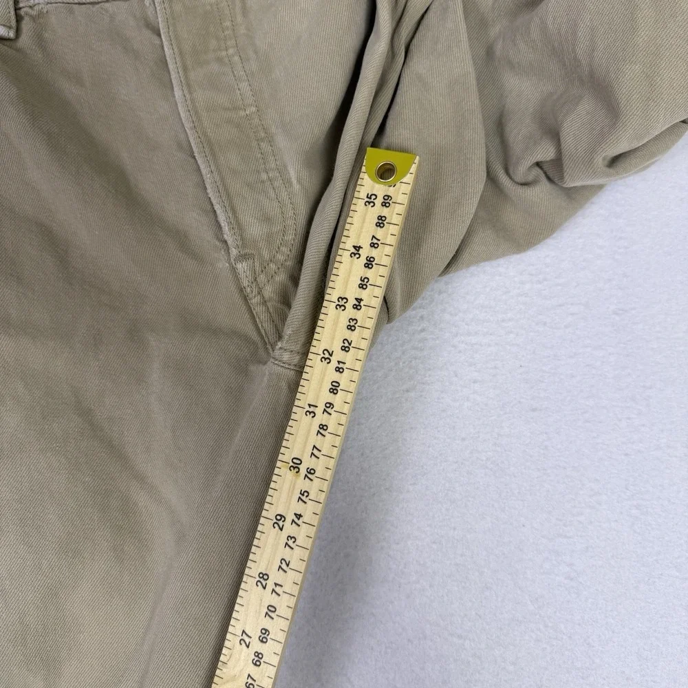 Vtg Levi's 501 Tan Khaki Twill Jeans Made in USA Mens 36x32 Button‎ Fly